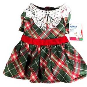 NWT plaid Holiday Christmas dress S​